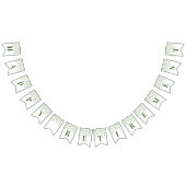 Happy Retirement Banner Gold Green Confetti (Alle)