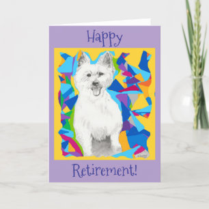 Happy Retirement Blank Inside Card Dankeskarte