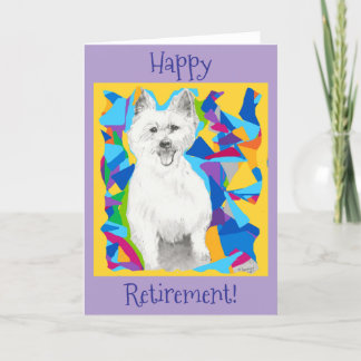 Happy Retirement Blank Inside Card Dankeskarte