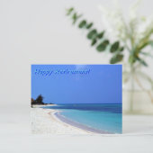 Happy Retirement - Blue Ocean Postkarte (Stehend Vorderseite)