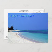 Happy Retirement - Blue Ocean Postkarte (Vorne/Hinten)