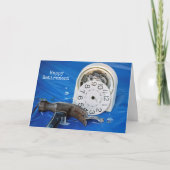 Happy Retirement Broken Alarm Clock Karte (Vorderseite)