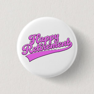Happy Retirement Button