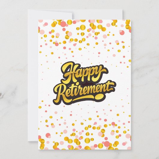 Happy Retirement Card Einladung