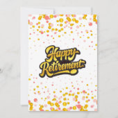 Happy Retirement Card Einladung (Vorderseite)