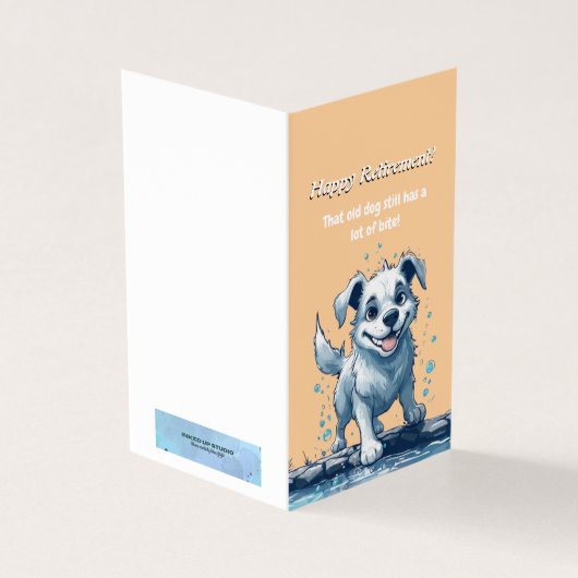 Happy Retirement Card Funny gratuliert (Vorderseite)