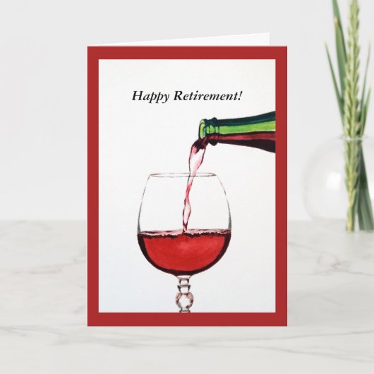 Happy Retirement Card Karte (Vorderseite)