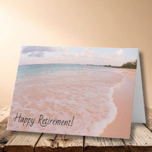 Happy Retirement Cayman Island Beach Beauty Karte