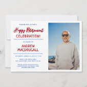 Happy Retirement Celebration Party Foto Einladung (Vorderseite)