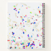 Happy Retirement Confetti Spiral Notebook Notizblock (Rückseite)