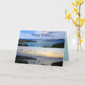 Happy Retirement, Cruz Bay Collage, St. John Karte (Gelbe Blume)