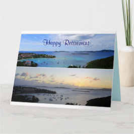 Happy Retirement, Cruz Bay Collage, St. John Karte