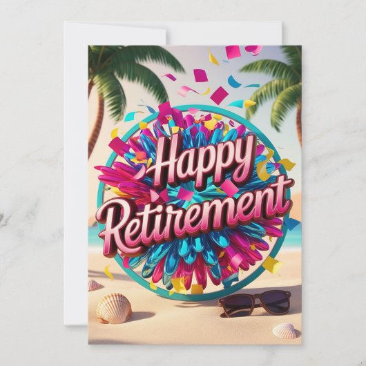Happy Retirement  Feiertagskarte (Vorderseite)