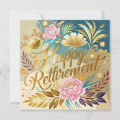 Happy Retirement Feiertagskarte (Vorderseite)