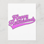 Happy Retirement Feiertagspostkarte (Vorderseite)