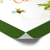 Happy Retirement Floral Gelbe Sonnenblume Poster (Ecke)