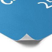 Happy Retirement Funny Surreal Beach Scene Poster (Ecke)