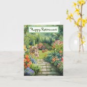 Happy Retirement - Garden Karte (Gelbe Blume)