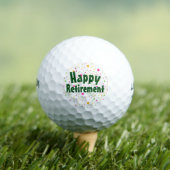 Happy Retirement Golfball (Insitu T-Shirt)