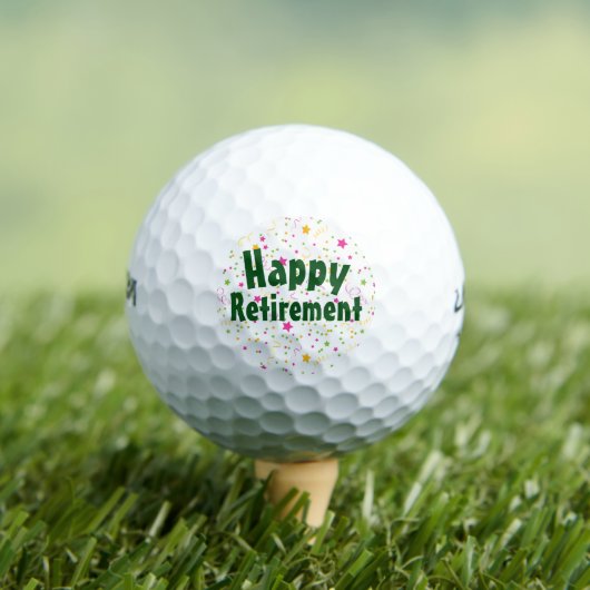 Happy Retirement Golfball (Insitu T-Shirt)