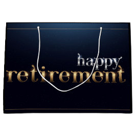 Happy Retirement Große Geschenktüte