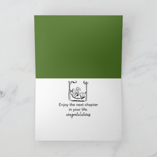 Happy Retirement Hammock Karte (Innenseite)