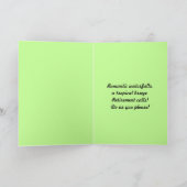 Happy Retirement, Hawaiian, Akaka Falls, Card Karte (Innenseite)