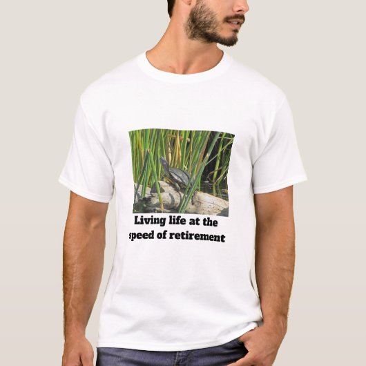 Happy Retirement Humors Relaxy Turtle T-Shirt (Vorderseite)