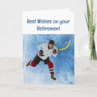 Happy Retirement Ice Hockey Sport