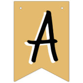 Happy Retirement Imitate Gold Herzlichen Glückwuns Wimpelkette (Zweite Fahne)