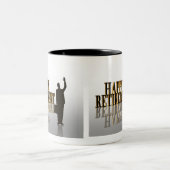 Happy Retirement Kaffee Tasse (Mittel)