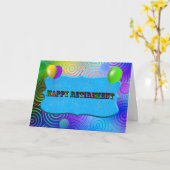 Happy Retirement Karte (Gelbe Blume)