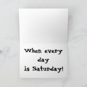 Happy Retirement! Karte (Innenseite)