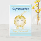 Happy Retirement Karte (Gelbe Blume)