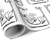 Happy Retirement Man in Hammock Geschenkpapier (Rolleneckpunkt)