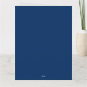 Happy Retirement nautisches Segelboot Grußkarte Karte (Rückseite)