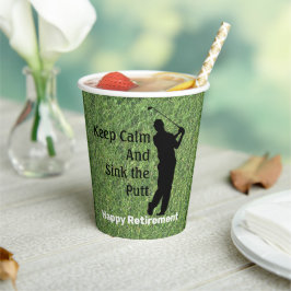 Happy Retirement Paper Cup Pappbecher