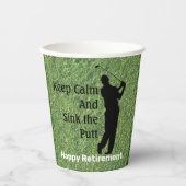 Happy Retirement Paper Cup Pappbecher (Vorderseite)
