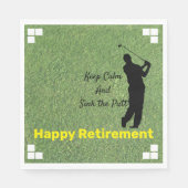 Happy Retirement Paper Napkin Serviette (Vorderseite)