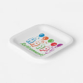 Happy Retirement Pappteller (Gewinkelt)