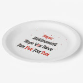 Happy Retirement Pappteller (Schrägansicht)