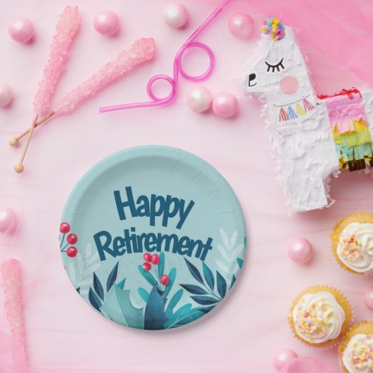 Happy Retirement Pappteller (Party)