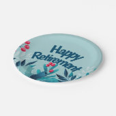 Happy Retirement Pappteller (Schrägansicht)