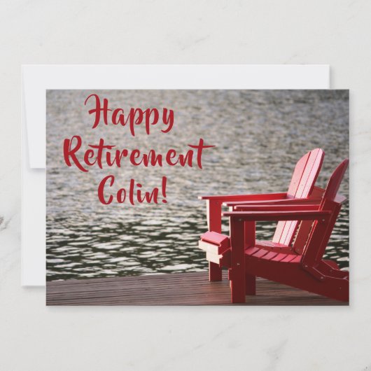 Happy Retirement Party Celebration Einladung (Vorderseite)