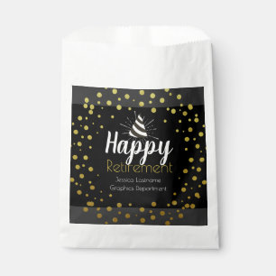 Happy Retirement Party Confetti Geschenktütchen