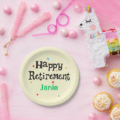 Happy Retirement Party Name Pappteller (Party)