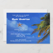 Happy Retirement Party, Sunny Beach Einladung (Rückseite)