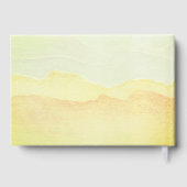 Happy Retirement Pastel Watercolor Custom Gästebuch (Rückseite)