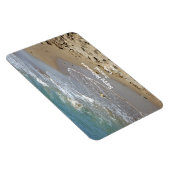 Happy Retirement Personalisiert Beach Water Magnet (Rechte Seite)