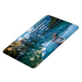 Happy Retirement Personalisiert Mountains Lake Magnet (Linke Seite)